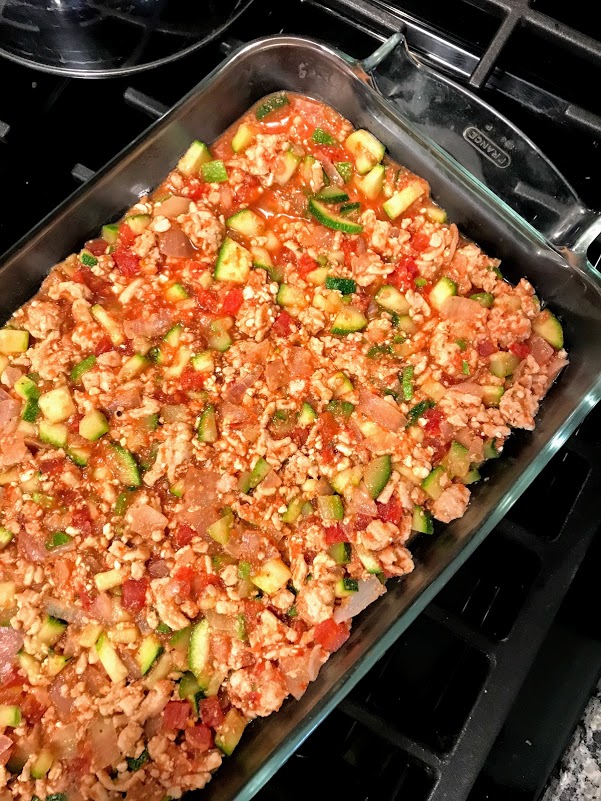 Healthy Turkey Bolognese Bake - Haley Nicole Fitness