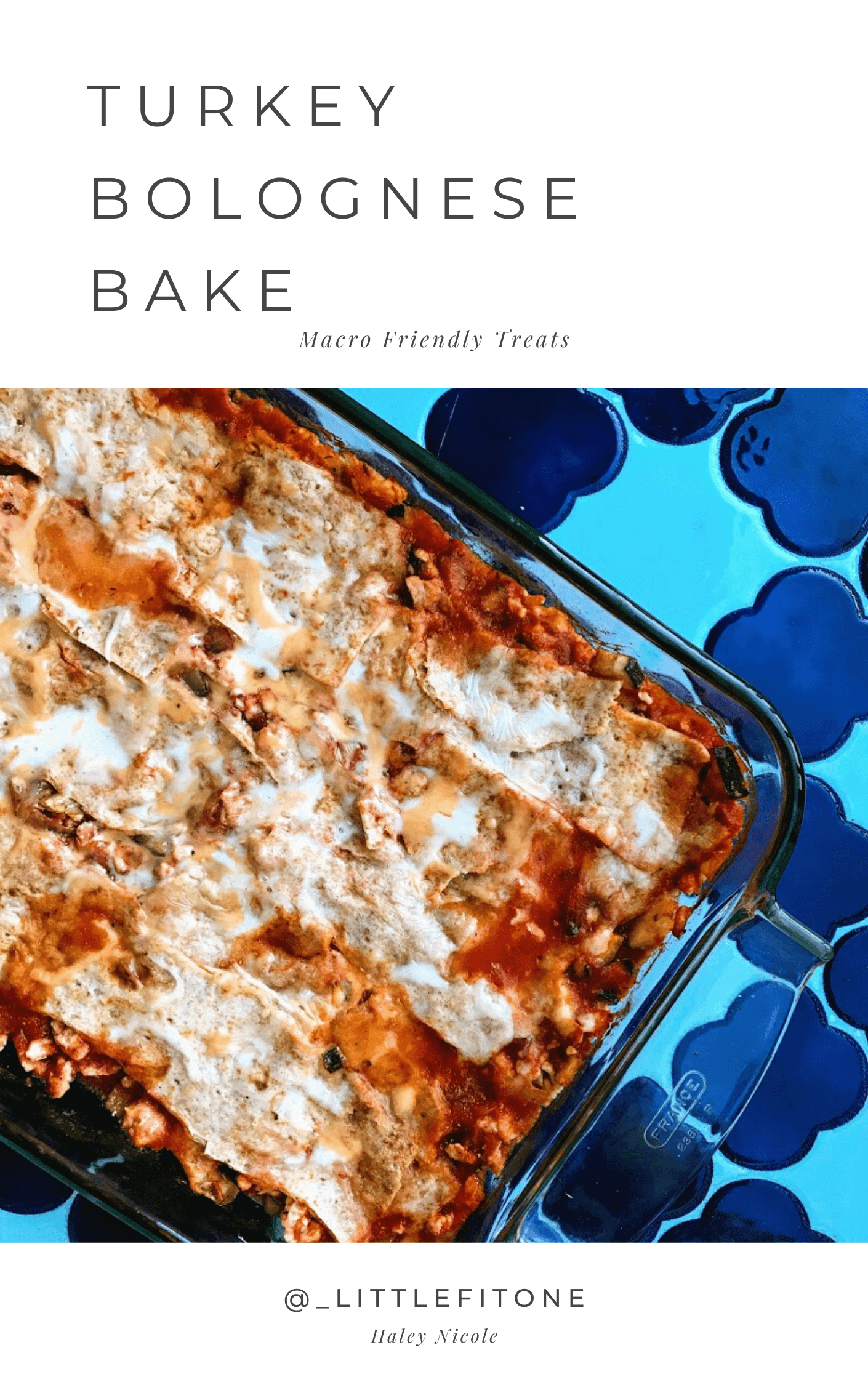 Healthy Turkey Bolognese Bake - Haley Nicole Fitness