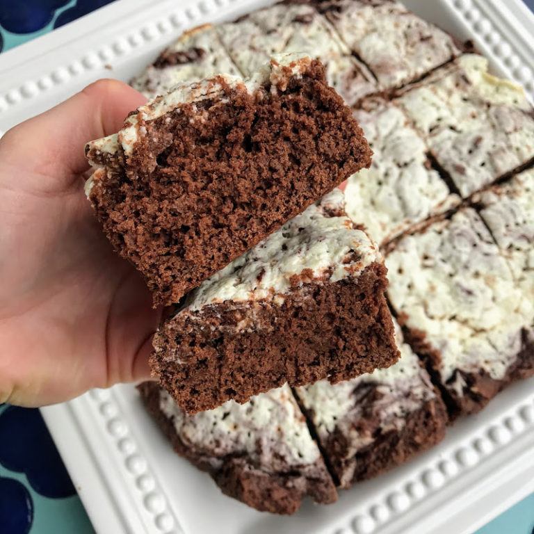 Cheesecake Swirl Chocolate Fudge Cake