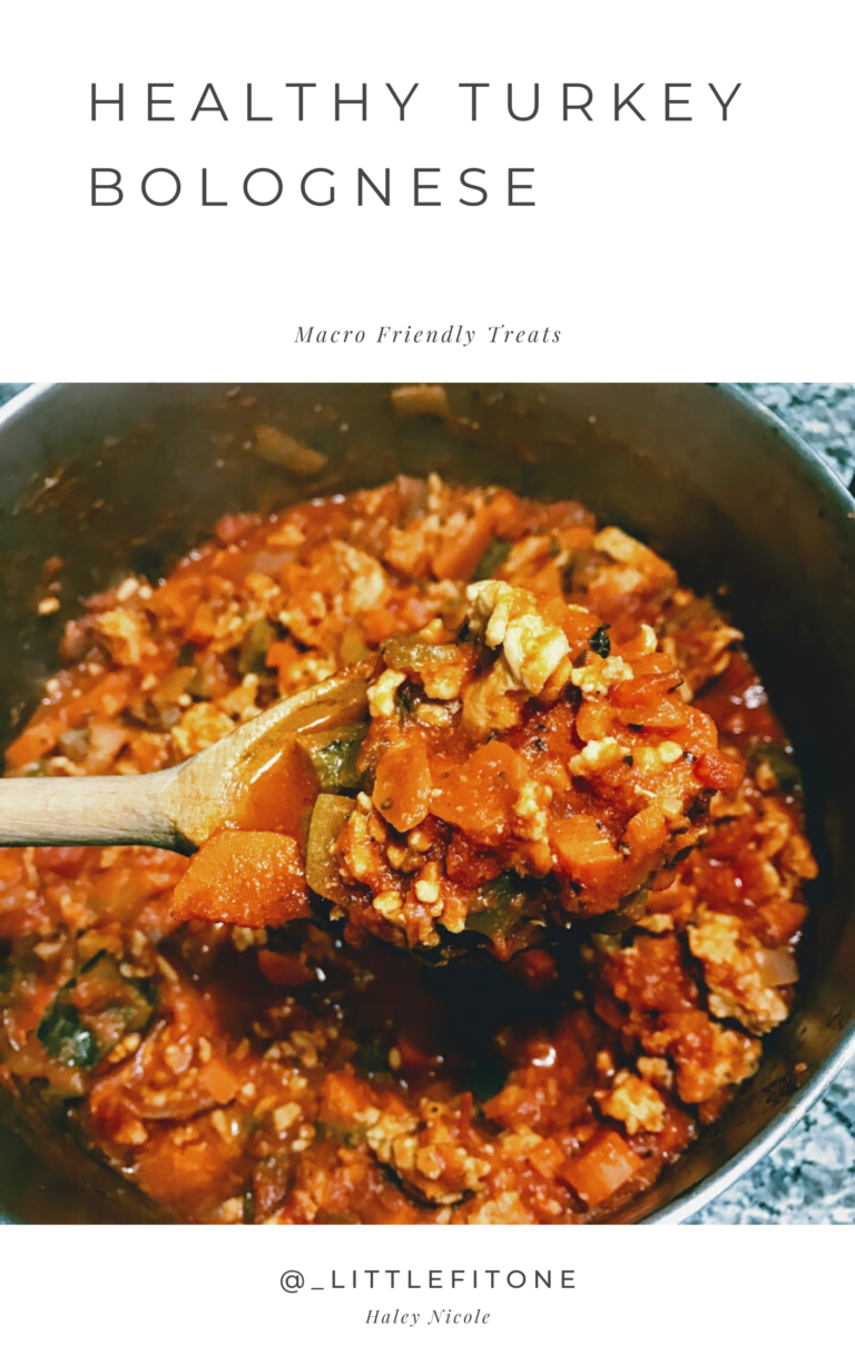 Healthy Turkey Bolognese Haley Nicole Fit