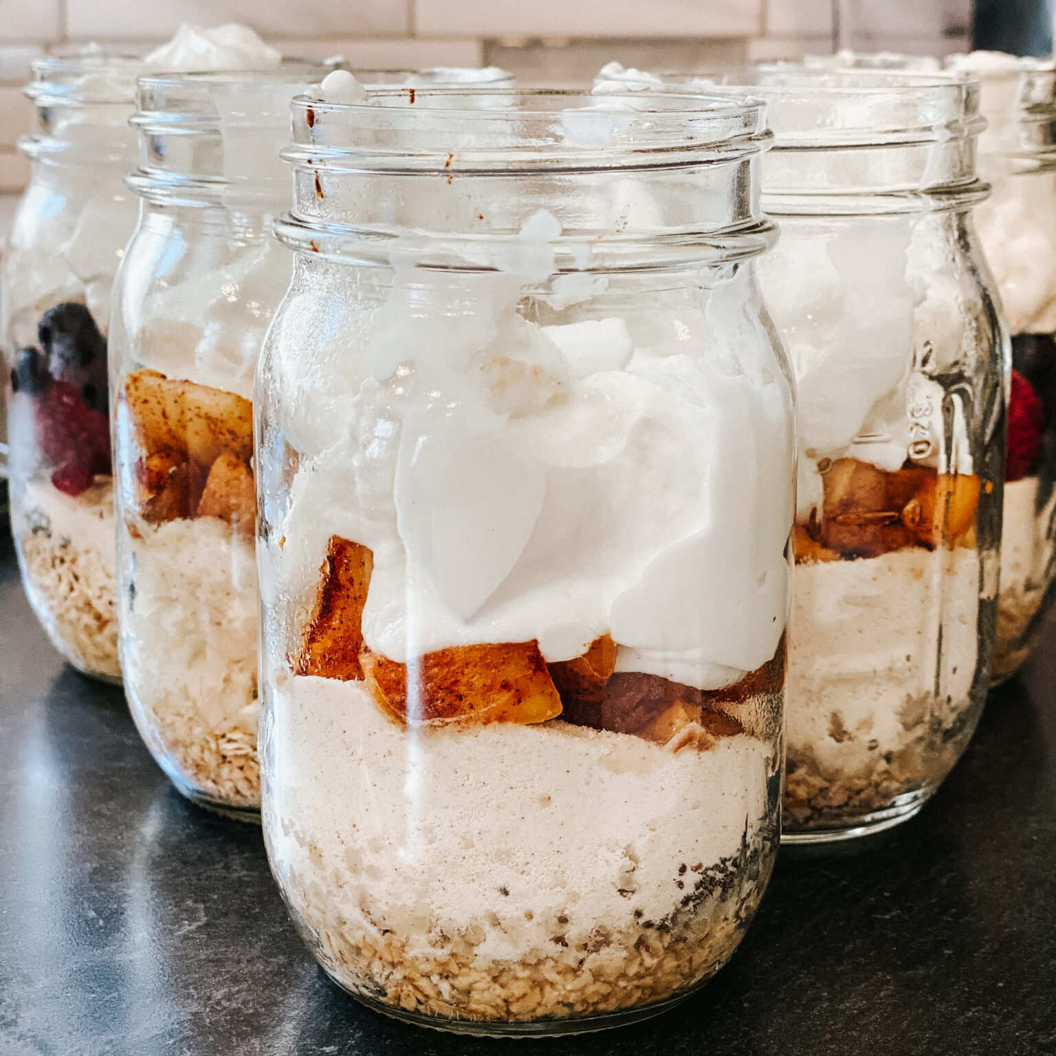 Apple Pie Overnight Oats