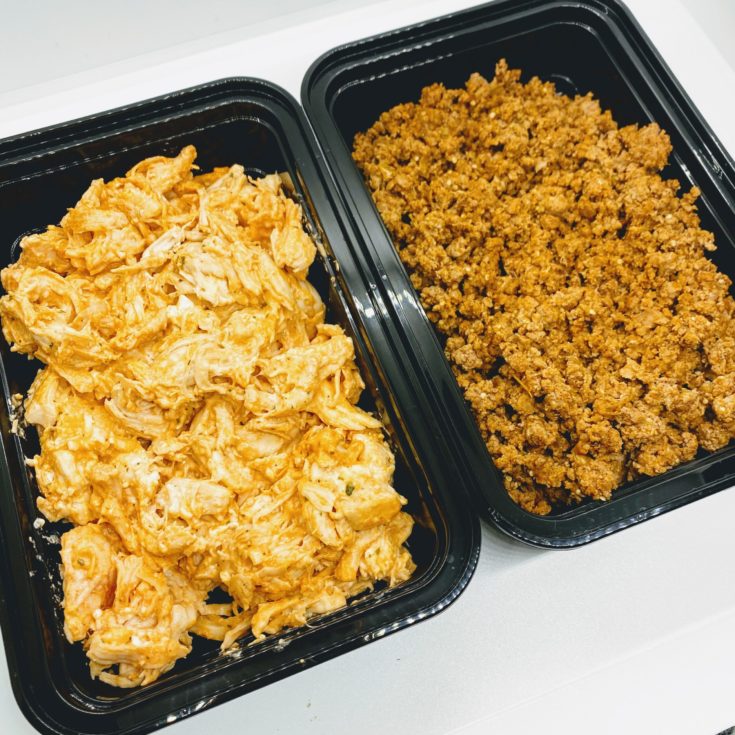 Easy Meal Prep: Taco Beef and Buffalo Chicken