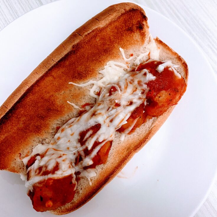 French Onion Meatball Subs