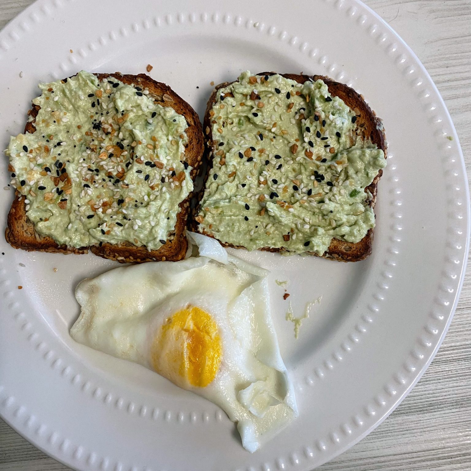 HighProtein Avocado Toast