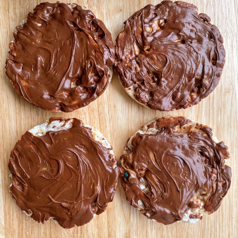 Fluffernutter Chocolate Covered Rice Cakes Haley Nicole Fit