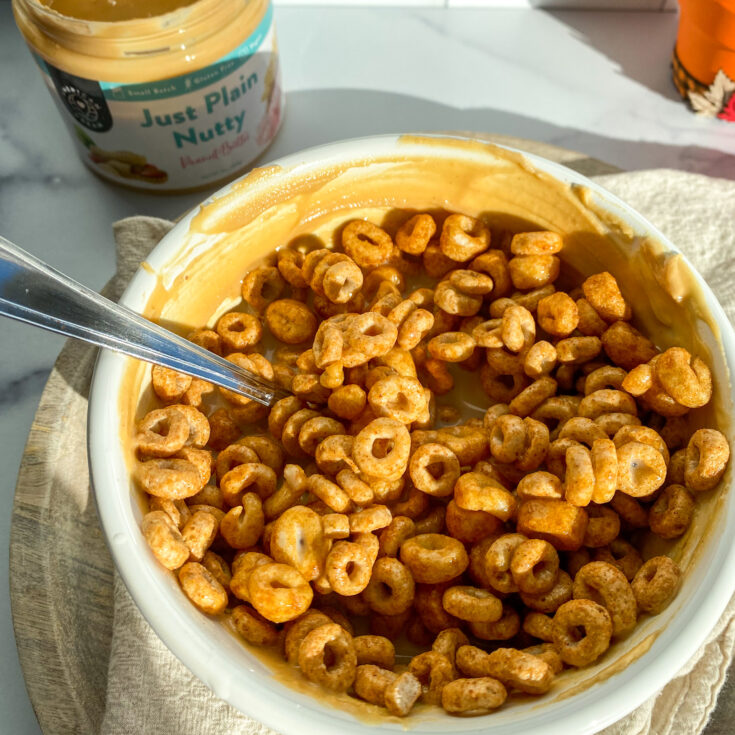 Peanut Butter Cereal Bowl