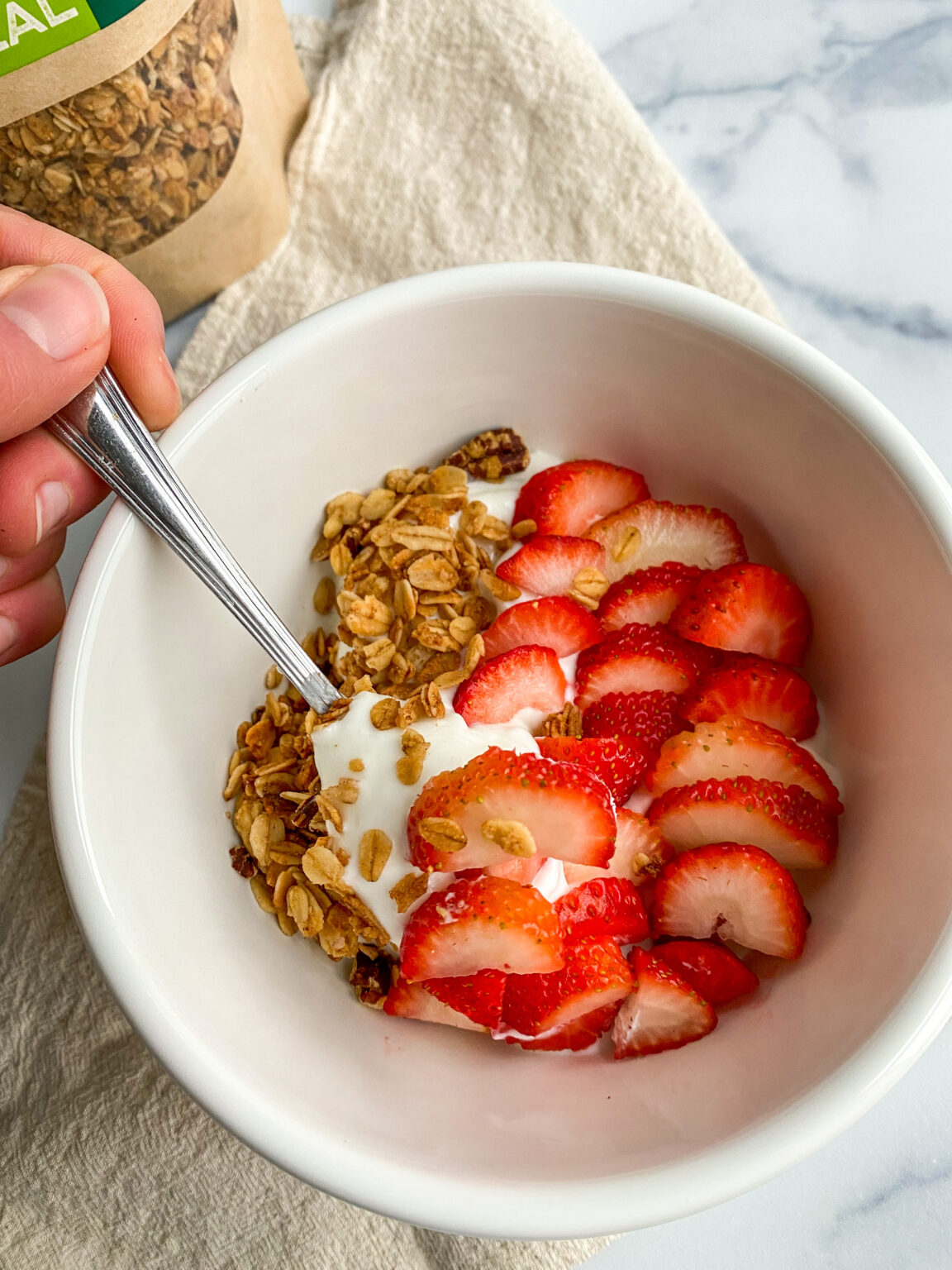 High Protein Greek Yogurt Bowl Haley Nicole Fit