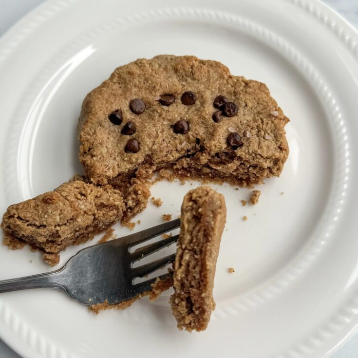 Four-Ingredient Chocolate Chip Cookie (Gluten-Free & Vegan)